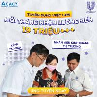 Tuyển Sale Thị Trường Unilever